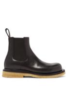 Matchesfashion.com Bottega Veneta - Crepe-sole Leather Chelsea Boots - Mens - Black