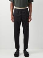South2 West8 - Logo-embroidered Jersey Track Pants - Mens - Black