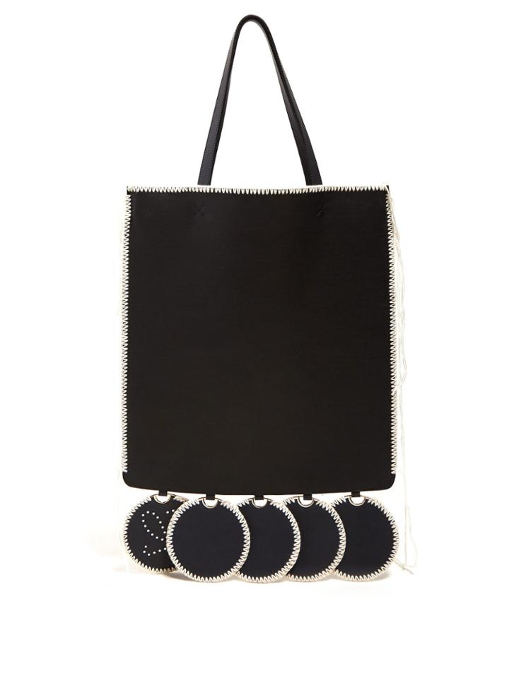 Loewe Gate Whip-stitched Leather Tote Bag