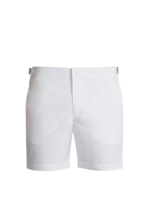 Matchesfashion.com Orlebar Brown - Bulldog Swim Shorts - Mens - White
