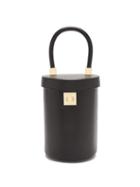 Matchesfashion.com Sparrows Weave - The Cylinder Lizard Effect Leather Bag - Womens - Black