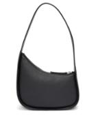 Matchesfashion.com The Row - Half Moon Leather Shoulder Bag - Womens - Black