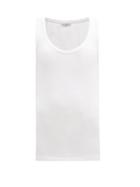 Matchesfashion.com Brunello Cucinelli - Ribbed Cotton-blend Jersey Tank Top - Womens - White