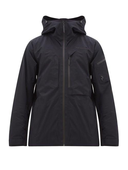 Matchesfashion.com Peak Performance - Alpine Technical Shell Hooded Ski Jacket - Mens - Black