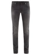 Matchesfashion.com Jacob Cohn - Mid Rise Slim Fit Jeans - Mens - Grey