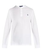 Matchesfashion.com Polo Ralph Lauren - Long Sleeved Cotton Henley T Shirt - Mens - White