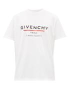 Matchesfashion.com Givenchy - Oversized Logo Print Cotton T Shirt - Mens - White