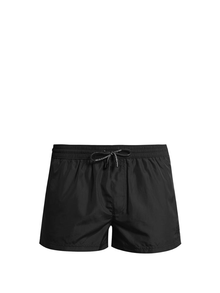 Dolce & Gabbana Crown-embroidered Swim Shorts