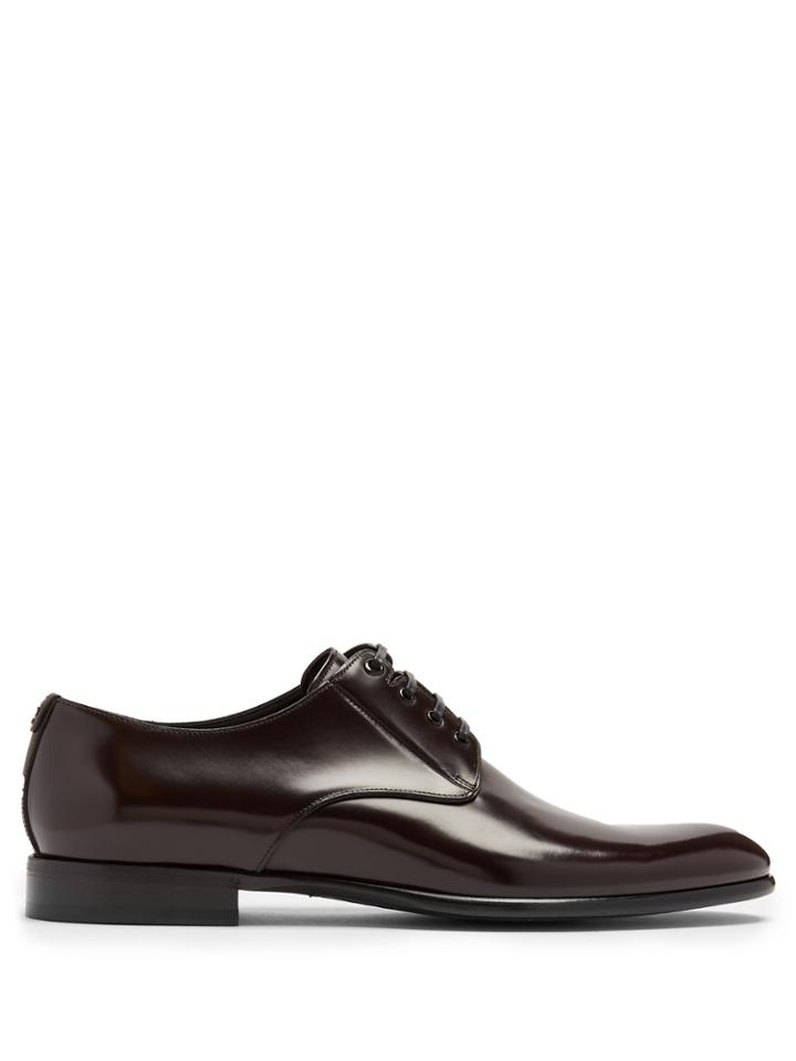 Dolce & Gabbana Lace-up Leather Derby Shoes