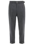 Matchesfashion.com Officine Gnrale - Hugo Wool-fresco Trousers - Mens - Grey
