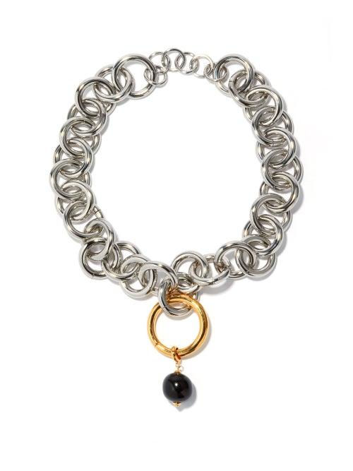Ladies Jewellery Jil Sander - Chunky Spherical-charm Choker - Womens - Silver
