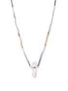 Jia Jia - Sapphire, Quartz & 14kt Gold Necklace - Womens - Multi