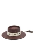 Matchesfashion.com Nick Fouquet - Holy Water Straw Hat - Mens - Purple
