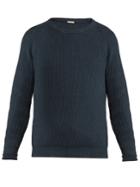 Massimo Alba Boma Ribbed-knit Cotton Sweater