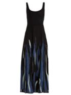 Elie Saab Scoop-neck Jacquard-knit Dress