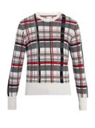 Matchesfashion.com Moncler - Checked Cashmere Sweater - Mens - Multi