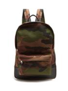 A.p.c. Mickael Camouflage-print Canvas Backpack