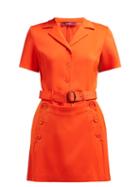 Matchesfashion.com Sies Marjan - Thandie Panelled Crepe Mini Dress - Womens - Orange