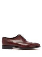 Matchesfashion.com John Lobb - Stowey Leather Brogues - Mens - Brown