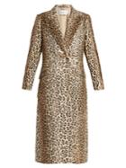 Gabriela Hearst Ellis Leopard-print Velvet Coat
