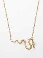 Jade Jagger - Snake Emerald, Opal & 18kt Gold Necklace - Womens - Gold Multi