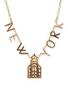 Rosantica - New York Crystal-embellished Pendant Necklace - Womens - Multi
