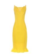 Oscar De La Renta Ruffle-trimmed Sleeveless Dress