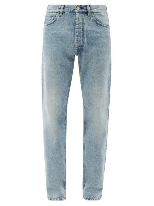 Sunflower - Light-wash Organic-cotton Straight-leg Jeans - Mens - Light Blue