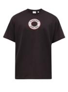 Matchesfashion.com Burberry - Logo-appliqu Cotton-jersey T-shirt - Mens - Black