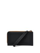 Matchesfashion.com Burberry - Zipped Grained Leather Cardholder - Mens - Black