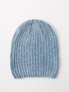 Our Legacy - Funky Ribbed Beanie Hat - Mens - Blue