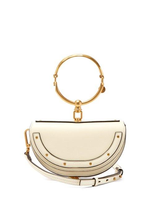 Matchesfashion.com Chlo - Nile Small Leather Clutch Bag - Womens - White