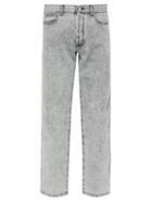 Matchesfashion.com Givenchy - Acid Wash Straight Leg Jeans - Mens - Light Grey