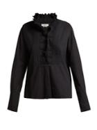 Isabel Marant Étoile Mora Embroidered Cotton Shirt