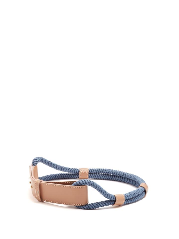 Roksanda Leather And Rope Waist Belt
