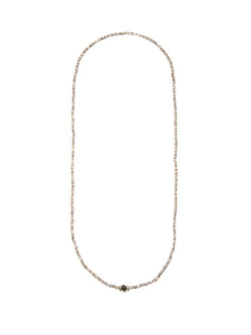 Luis Morais - Onyx & 14kt Gold Beaded Necklace - Mens - Multi