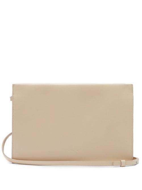 Matchesfashion.com Aesther Ekme - Structured Leather Shoulder Bag - Womens - Ivory