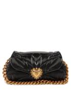 Dolce & Gabbana - Devotion Quilted-nylon Shoulder Bag - Womens - Black