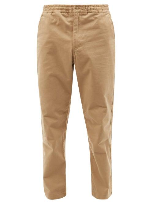 Polo Ralph Lauren - Logo-embroidered Cotton-blend Twill Chino Trousers - Mens - Beige