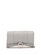 Balenciaga - Hourglass B-logo Glitter Cross-body Bag - Womens - Silver