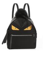 Fendi Bag Bugs Mini Nylon And Fur Backpack
