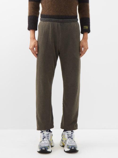 Liberal Youth Ministry - Lym Cotton-blend Knit Track Pants - Mens - Black