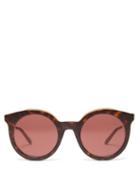Matchesfashion.com Cartier Eyewear - Cat Eye Tortoiseshell Sunglasses - Womens - Tortoiseshell