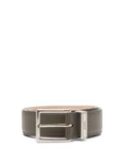 Matchesfashion.com Alexander Mcqueen - Identity Leather Belt - Mens - Khaki