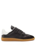 Isabel Marant - Beth Velcro-strap Leather And Suede Trainers - Womens - Black