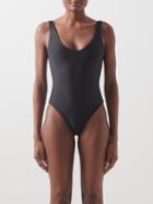 Jade Swim - Contour Scoop-neck Swimsuit - Womens - Black