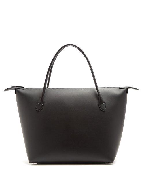 Matchesfashion.com The Row - Lux Leather Tote - Womens - Black