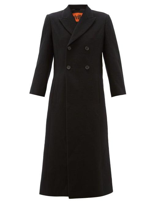 Matchesfashion.com Colville - Military Double Breasted Wool Coat - Womens - Black