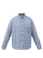 Jacquemus - Boulanger Gingham-jacquard Shirt - Mens - Navy White