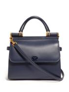 Matchesfashion.com Dolce & Gabbana - Sicily Small Leather Bag - Womens - Navy